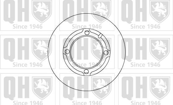 Quinton Hazell BDC5046 - Brake Disc autospares.lv