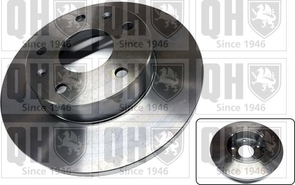 Quinton Hazell BDC5040 - Brake Disc autospares.lv