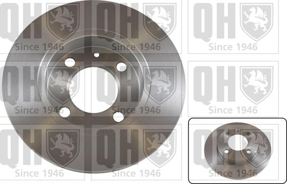 Quinton Hazell BDC5043 - Brake Disc autospares.lv