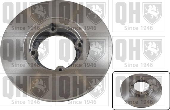 Quinton Hazell BDC5042 - Brake Disc autospares.lv