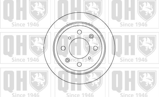 Quinton Hazell BDC5047 - Brake Disc autospares.lv