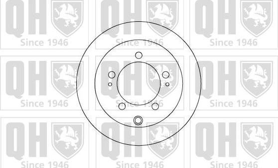 Quinton Hazell BDC5059 - Brake Disc autospares.lv