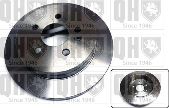 Quinton Hazell BDC5058 - Brake Disc autospares.lv