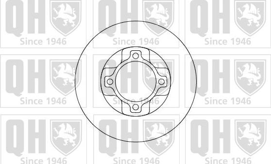 Quinton Hazell BDC5053 - Brake Disc autospares.lv