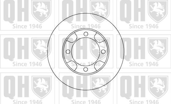 Quinton Hazell BDC5060 - Brake Disc autospares.lv