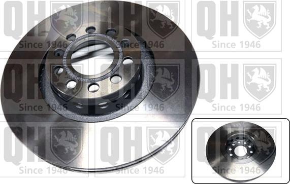 Quinton Hazell BDC5009 - Brake Disc autospares.lv