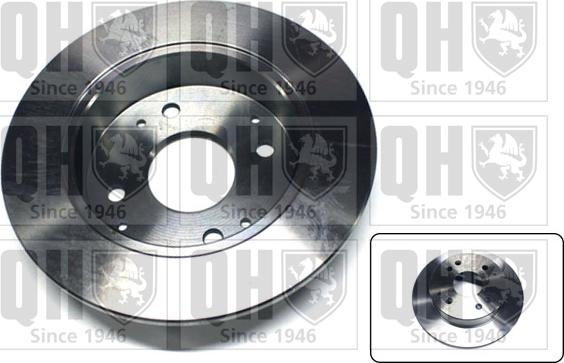 Quinton Hazell BDC5015 - Brake Disc autospares.lv