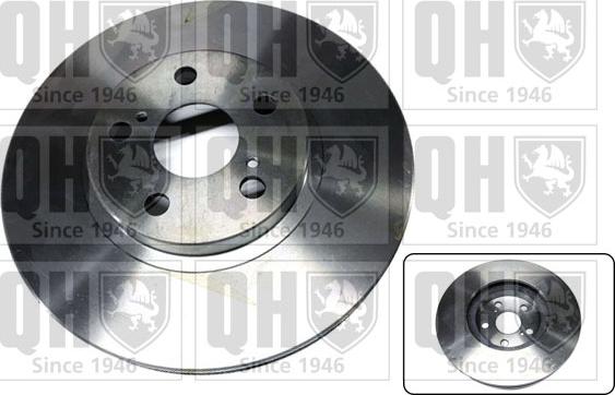 Quinton Hazell BDC5089 - Brake Disc autospares.lv