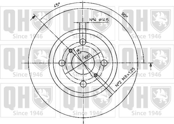 Quinton Hazell BDC5084 - Brake Disc autospares.lv