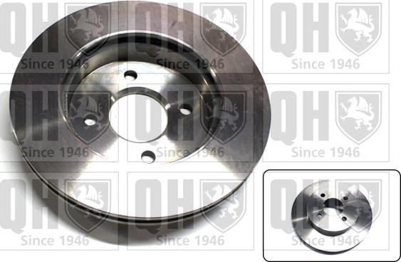 Quinton Hazell BDC5026 - Brake Disc autospares.lv