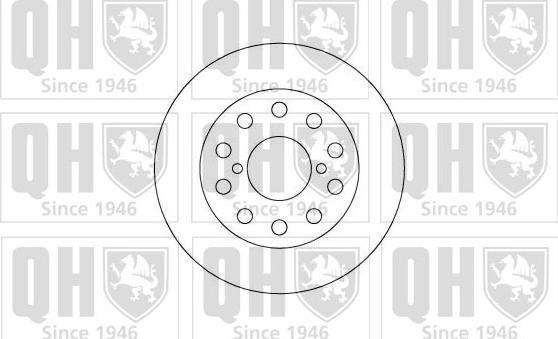 Quinton Hazell BDC5077 - Brake Disc autospares.lv