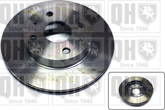 Quinton Hazell BDC5195 - Brake Disc autospares.lv