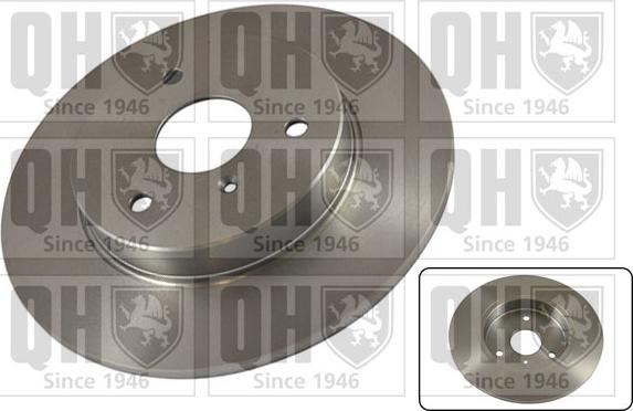 Quinton Hazell BDC5157 - Brake Disc autospares.lv