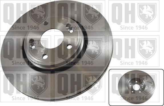 Quinton Hazell BDC5169 - Brake Disc autospares.lv