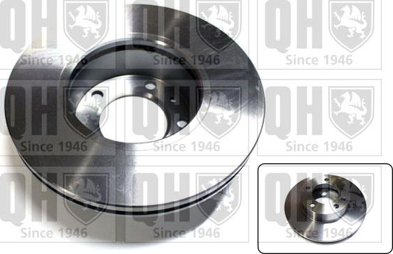 Quinton Hazell BDC5164 - Brake Disc autospares.lv