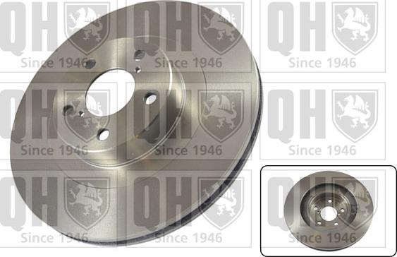 Quinton Hazell BDC5165 - Brake Disc autospares.lv