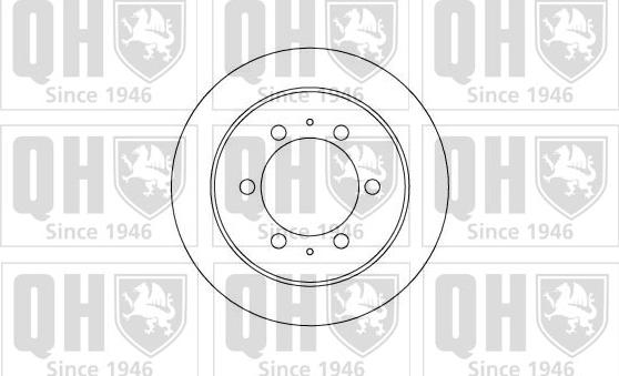 Quinton Hazell BDC5109 - Brake Disc autospares.lv