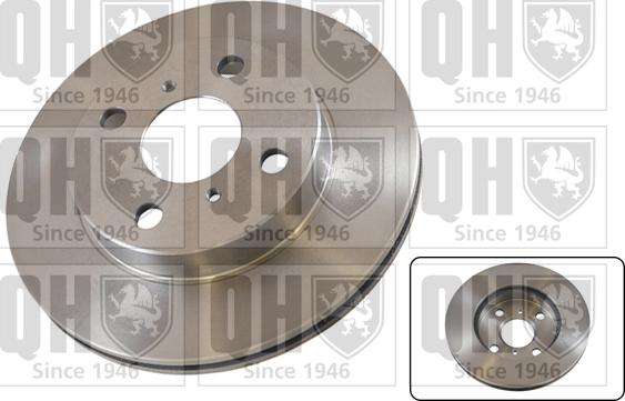 Quinton Hazell BDC5117 - Brake Disc autospares.lv