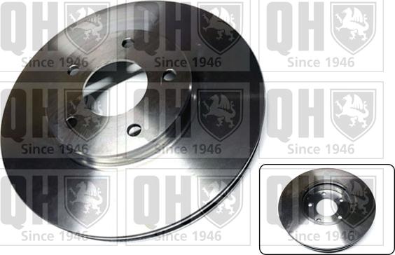 Quinton Hazell BDC5185 - Brake Disc autospares.lv