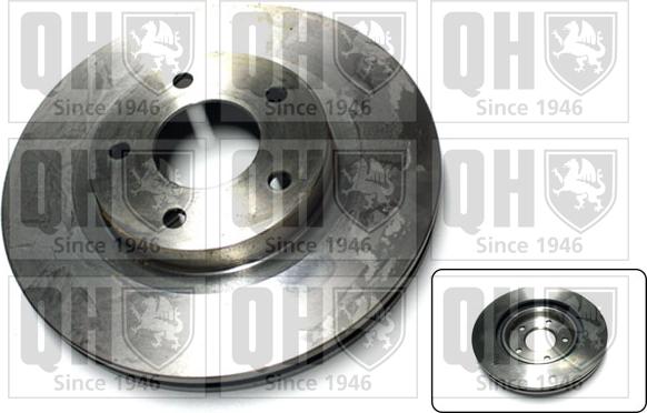 Quinton Hazell BDC5895 - Brake Disc autospares.lv