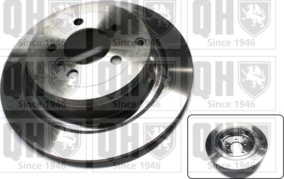 Quinton Hazell BDC5891 - Brake Disc autospares.lv