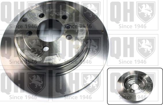 Quinton Hazell BDC5892 - Brake Disc autospares.lv