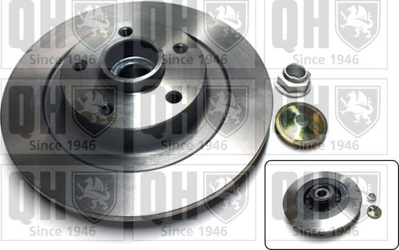 Quinton Hazell BDC5842 - Brake Disc autospares.lv