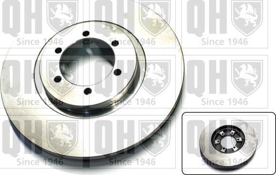 Quinton Hazell BDC5854 - Brake Disc autospares.lv