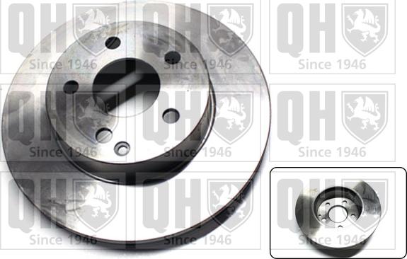 Quinton Hazell BDC5858 - Brake Disc autospares.lv