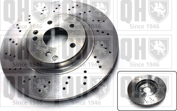 Quinton Hazell BDC5857 - Brake Disc autospares.lv