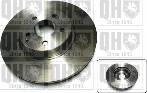 Quinton Hazell BDC5860 - Brake Disc autospares.lv