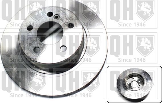 Quinton Hazell BDC5862 - Brake Disc autospares.lv