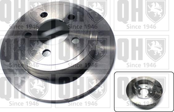 Quinton Hazell BDC5867 - Brake Disc autospares.lv