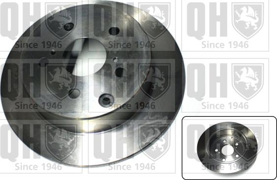 Quinton Hazell BDC5881 - Brake Disc autospares.lv