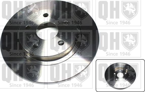 Quinton Hazell BDC5882 - Brake Disc autospares.lv