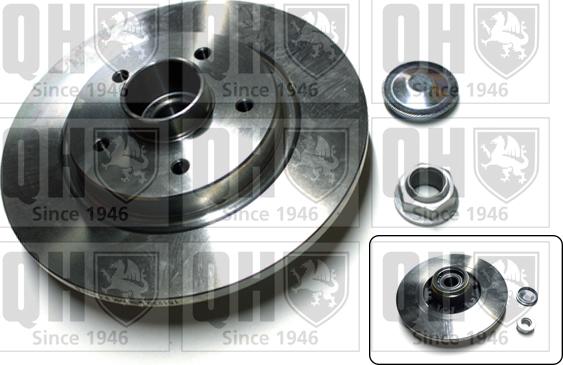 Quinton Hazell BDC5837 - Brake Disc autospares.lv