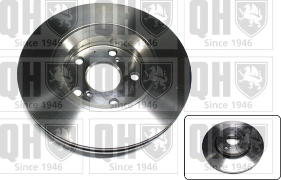 Quinton Hazell BDC5879 - Brake Disc autospares.lv