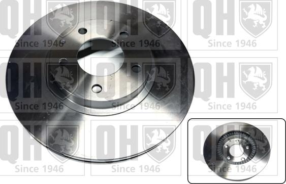 Quinton Hazell BDC5394 - Brake Disc autospares.lv