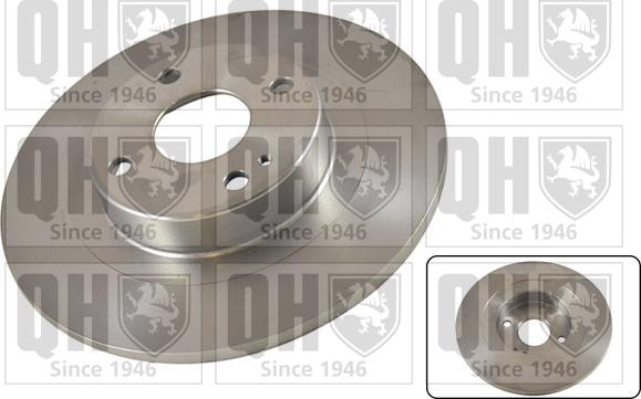 Quinton Hazell BDC5391 - Brake Disc autospares.lv