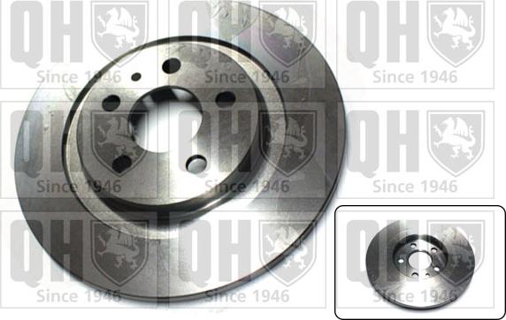 Quinton Hazell BDC5349 - Brake Disc autospares.lv