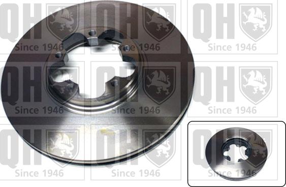 Quinton Hazell BDC5342 - Brake Disc autospares.lv