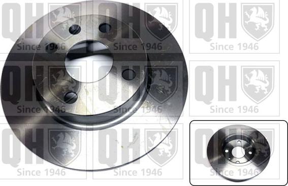 Quinton Hazell BDC5358 - Brake Disc autospares.lv