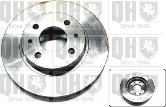 Quinton Hazell BDC5302 - Brake Disc autospares.lv