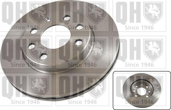 Quinton Hazell BDC5314 - Brake Disc autospares.lv