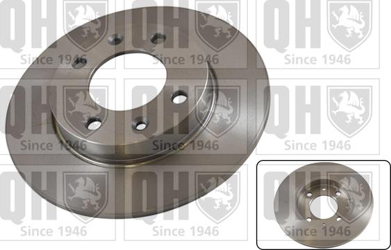 Quinton Hazell BDC5311 - Brake Disc autospares.lv