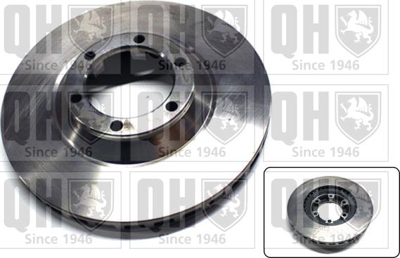 Quinton Hazell BDC5381 - Brake Disc autospares.lv