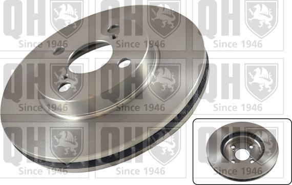 Quinton Hazell BDC5379 - Brake Disc autospares.lv