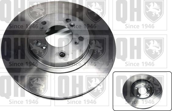 Quinton Hazell BDC5374 - Brake Disc autospares.lv