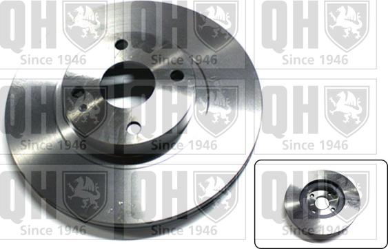 Quinton Hazell BDC5378 - Brake Disc autospares.lv