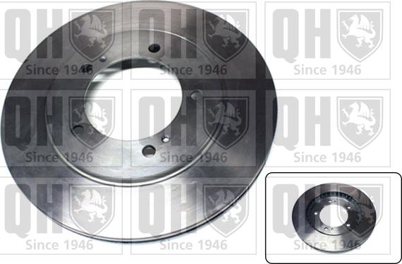 Quinton Hazell BDC5373 - Brake Disc autospares.lv